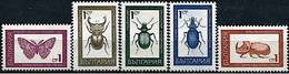 BULGARIE Insectes, Insecte, Insect, Insects, Insectos, Insekten. Yvert N° 1610/14 Neuf Sans Gomme - Schmetterlinge