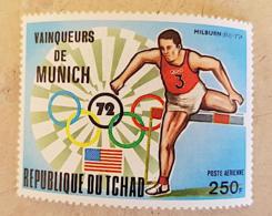 TCHAD Athletisme, Course De Haies, Hurdling, Jeux Olympiques MUNICH 72, Yvert N° PA 142 ** MNH - Leichtathletik