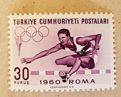 TURQUIE Athletisme, Course De Haies, Hurdling, Jeux Olympiques ROME 1960 * MLH - Athlétisme