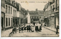 62 - Pas De Calais - Desvres - La Rue De L'Eglise   (0821) - Desvres