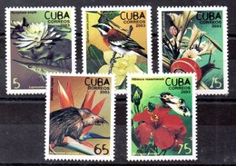 Cuba Serie Completa N ºYvert 4085/89 ** AVES (BIRDS) - Unused Stamps