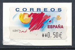 Spanien Automatenmarke 0,50 € Sonne - Otros & Sin Clasificación
