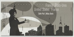 EMISSIONS COMMUNES - FRANCE / ETATS UNIS 2012 - EDITH PIAF ET MILES DAVIS - 2 POCHETTES SOUS BLISTER OUVERT - Gezamelijke Uitgaven
