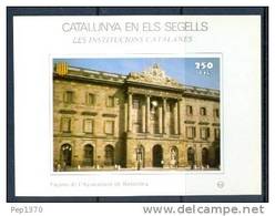 CATALUNYA EN ELS SEGELLS - BLOCK Nº 66 - FACHADA DEL AYUNTAMIENTO DE BARCELONA - Variedades & Curiosidades