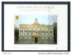 CATALUNYA EN ELS SEGELLS - BLOCK Nº 67 - PALAU DE LA GENERALITAT A BARCELONE - Variedades & Curiosidades