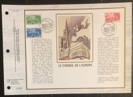 France - Document Philatélique - FDC - Premier Jour - YT N° 82 à 84 - Timbre De Service - Conseil De L’Europe - 1984 - 1980-1989