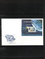 Cuba 1977 Raumfahrt / Space 20 Years Of The First Satellite Block FDC - Südamerika