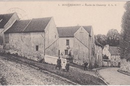 POSTCARD FRANCE - BOUFFEMONT - ROUTE DE CHAUVRY - Bouffémont