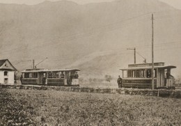 Tram, Strassenbahn Stansstad - Stans Um 1900 (Reproduktion) - Stans