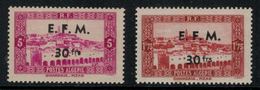 Algérie // 1943 // Timbres Télégraphes Neufs ** MNH (sans Charnières) No.1-2  Y&T - Altri & Non Classificati