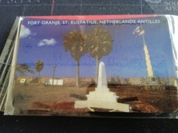 ST EUSTATIUS   $5,- PREPAID ANTELECOM  FORT ORANJE ST EUSTATIUS  MINT IN WRAPPER  **839** - Antillas (Nerlandesas)