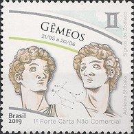 BRAZIL - SIGNS OF THE ZODIAC: GEMINI 2019 - MNH - Astrologia