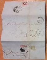 Portugal - COVER - Stamp: 25 Reis D. Pedro V - Cancel: Porto + 102 + 193 ? + ? - Brieven En Documenten