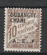 OUBANGUI TAXE 1928 YT N° 2 * - Unused Stamps