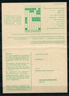 DDR Bestellkarte Mit Antwort Information -Tanzveranstaltungen Karl-Marx-Stadt 1983   (B473) - Private Postcards - Mint