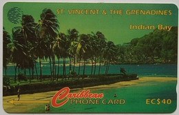 St. Vincent And Grenadines Cable And Wireless 52CSVC  EC$40  " Indian Bay " - Saint-Vincent-et-les-Grenadines