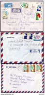 LOT 3 COVERS - Israel 1991/2 Airmail And Registered Airmail Covers - Storia Postale