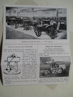 Tracteur Motochenille Moteur CLM - Ets VERMOREL à Villefranche Sur Saone (Rhone)  - Coupure De Presse De 1933 - Traktoren