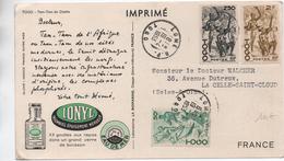 1953 - IMPRIME PUBLICITAIRE PUB SANTE De LOME (TOGO) - Storia Postale