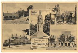 Northampton- Greetings From ..cpsm - Northamptonshire