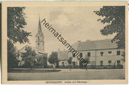 Hennigsdorf - Kirche Mit Pfarrhaus - Verlag J. Goldiner Berlin Ca. 1930 - Henningsdorf