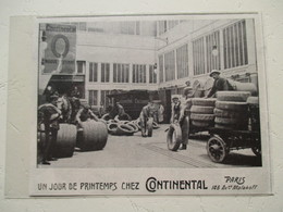 Camion Expédition Des Pneumatiques  - Ets CONTINENTAL à Avenue Malakoff Paris  - Coupure De Presse De 1930 - Camion