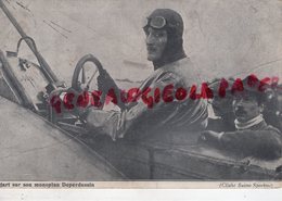 AVIATION - AVIATEUR VIDART SUR MONOPLAN DEPERDUSSIN   -  AVION - Airmen, Fliers