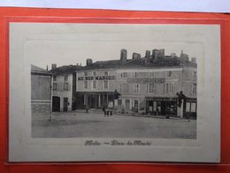 CPA (79) Melle. Place Du Marché.  Commerces.(N.2201) - Melle