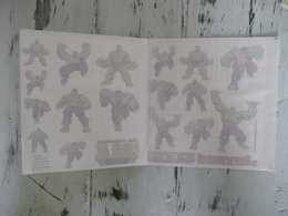 DELCALCOMANIE STICKER THE INCREDIBLE HULK (PROVENANT D'UN COMICS ?) 1994 MARVEL JOYPAD U.S. GOLD - Hulk