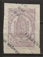 FRANCE:, Obl., JOURNAUX N° YT 7 Sur Fragment, TB - Kranten