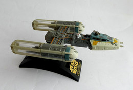 FIGURINE VAISSEAU MICRO MACHINE MICROMACHINES STAR WARS ACTION FLEET Vaisseau Y-WING FIGHTER GOLD LEADER 1-90è 1995 - Other & Unclassified