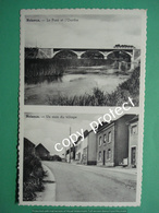 BE938 Noiseux  Le Pont Et L'Ourthe Un Coan Du Village Somme-Leuze - Somme-Leuze