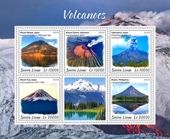 Sierra Leone. 2020 Volcanoes. (0115a) OFFICIAL ISSUE - Volcanos