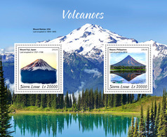 Sierra Leone. 2020 Volcanoes. (0115b) OFFICIAL ISSUE - Volcanos