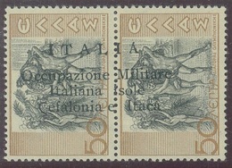 ITALIA - CEFALONIA E ITACA SASS. 15ub NUOVO - Cefalonia & Itaca