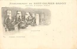 ETABLISSEMENT DE SAINT GALMIER BADOIT ETIQUETAGE MIRAGE CACHETAGE CARTE PRECURSEUR - Andere & Zonder Classificatie