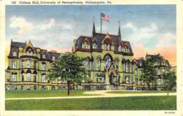 [DC12042] CPA - UNITED STATES - PENNSYLVANIA - PHILADELPHIA - COLLEGE HALL UNIVERSITY OF PENNSYLVANIA - Non Viaggiata - Philadelphia