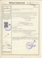 FISCAUX TURQUIE CASIER JUDICIARE 1976 - Altri & Non Classificati