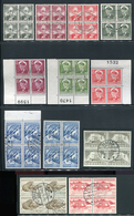 Greenland. A Selection Of 12 Blocks Of 4 (used) - Collections, Lots & Series