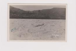 Alte Fotokarte Staueis Am Rhein Oberwesel 1933 - Oberwesel