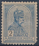 * 1900 Turul 2K Szürkéskék (120.000) (sarokfog Hiány / Missing Corner Perf.) - Otros & Sin Clasificación