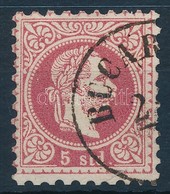 O Magyar Posta Romániában 1867 5sld "BUCAR(EST)" (66.000) (pici Szakadás / Small Tear) - Otros & Sin Clasificación