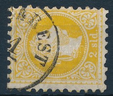 O Magyar Posta Romániában 1867 2sld "(BU)CAREST" (55.000) (kis Szakadás / Small Tear) - Other & Unclassified