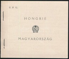 ** 1949 UPU Bélyegfüzet, Benne 3 X C Párok, 2 Szélén Fogazatlan (35.000) - Autres & Non Classés