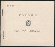 ** 1949 UPU Bélyegfüzet, Benne 3 X C Párok, 2 Szélén Fogazatlan (35.000) - Sonstige & Ohne Zuordnung