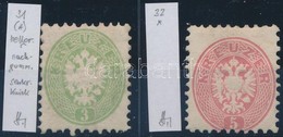 (*), * 1864 3kr Utángumizva + 5kr Falcos, Strakosch Azonosítással - Autres & Non Classés