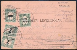 1915 Portózott Tábori Lap Kolozsvárra, Melyet A Címzett Nem Fogadott El, Ezért A Portó érvénytelenítésével Visszaküldték - Autres & Non Classés