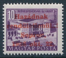 ** 1956 Soproni Kiadás 10f MB Garanciabélyegzéssel (20.000) - Autres & Non Classés