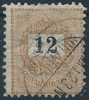 O 1898 Feketeszámú 12kr 11,5-es Fogazással (25.000) - Otros & Sin Clasificación