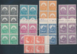 ** 1928 Pengő-fillér II. 1f - 20f Négyes Tömbök (16.800) - Otros & Sin Clasificación